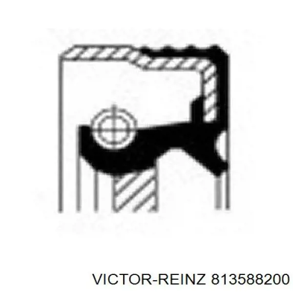 Vedação dianteira de cambota de motor Victor Reinz 813588200 preço, a partir de 7,65 USD