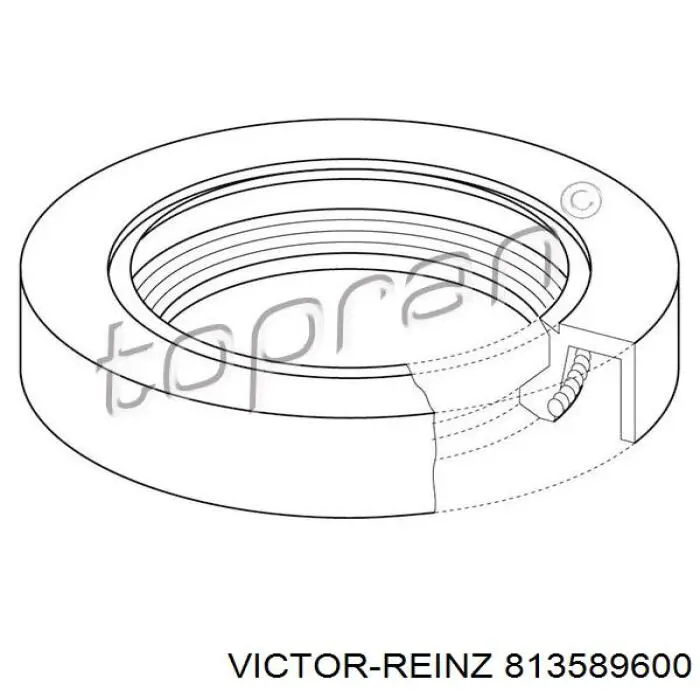 Vedação da árvore distribuidora de motor Victor Reinz 813589600 preço, a partir de 14,48 USD
