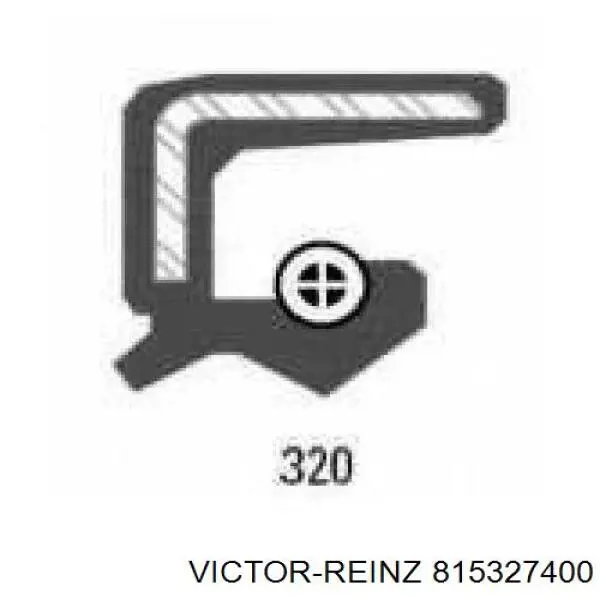 Compre 815327400 Victor Reinz Vedação dianteira de cambota de motor