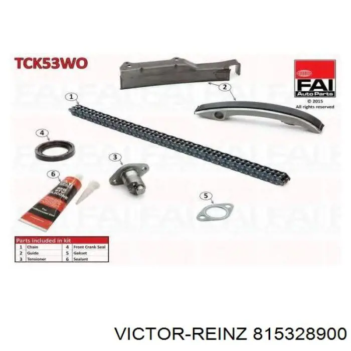 Vedação dianteira de cambota de motor ME200028 Mitsubishi