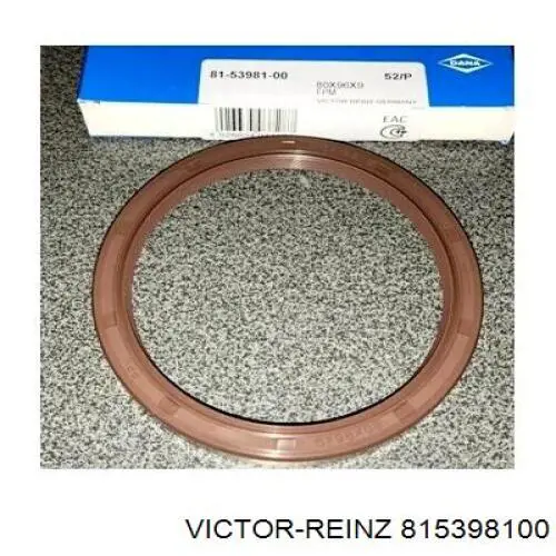 815398100 Victor Reinz Vedação traseira de cambota de motor