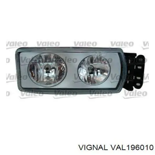 Lanterna da luz de fundo de matrícula traseira Vignal VAL196010