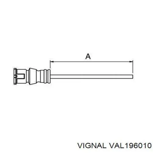 Compre VAL196010 Vignal Lanterna da luz de fundo de matrícula traseira