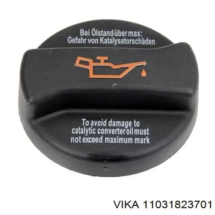 Tampa do gargalho de enchimento de óleo Vika 11031823701 preço, a partir de 5,88 USD
