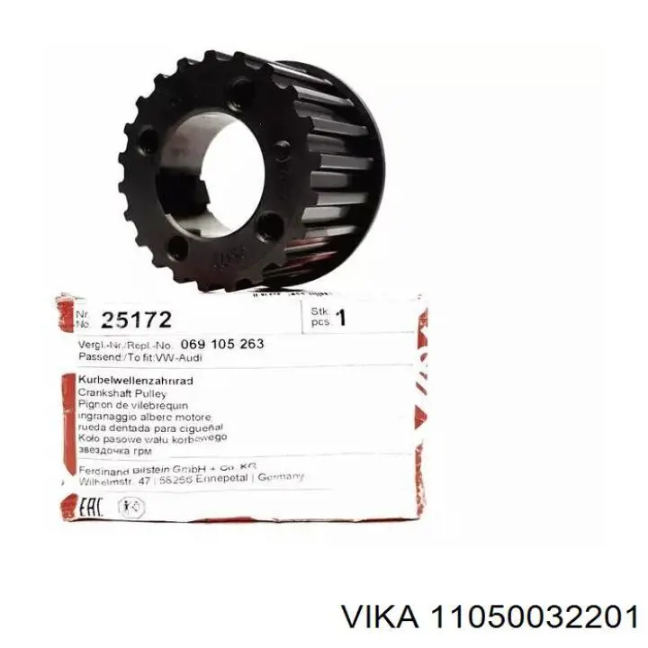 Compre 11050032201 Vika Engrenagem de cadeia da roda dentada de acionamento de cambota de motor