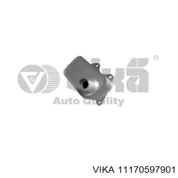 11170597901 Vika Radiador de óleo (frigorífico), debaixo de filtro