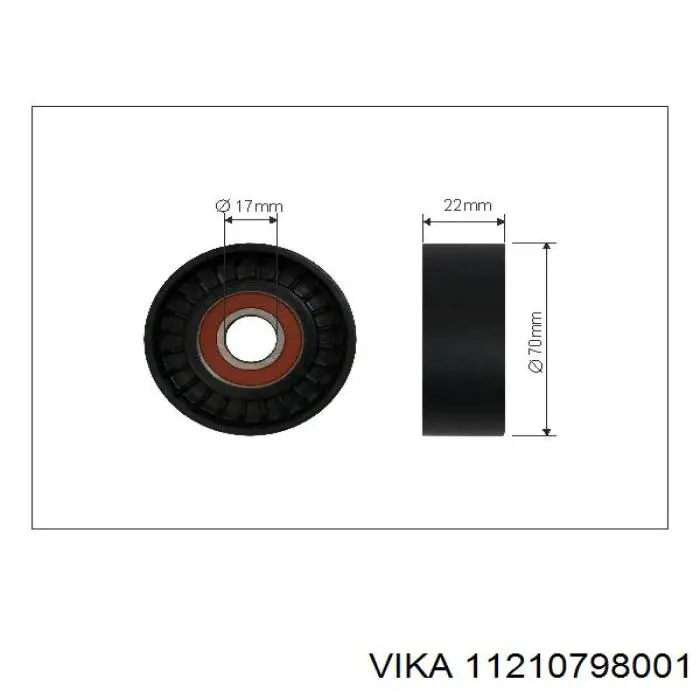 Flange do sistema de esfriamento (união em T) Vika 11210798001 preço, a partir de 8,06 USD