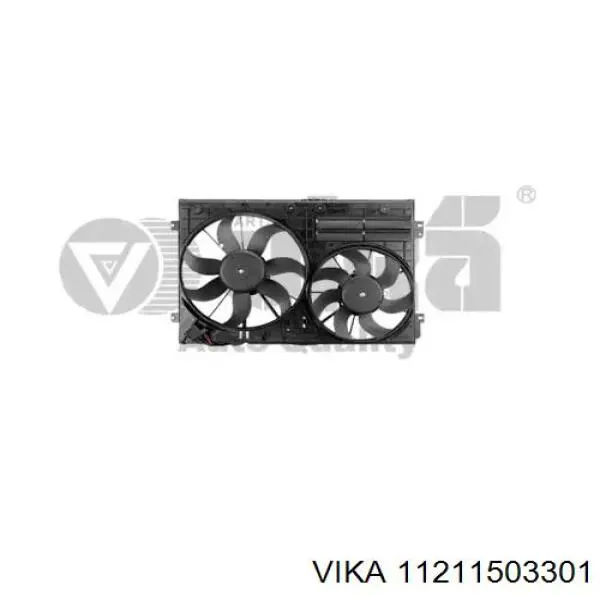 11211503301 Vika Ventilador elétrico de esfriamento montado (motor + roda de aletas) esquerdo