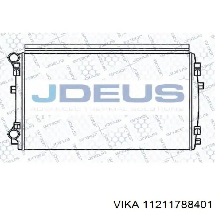 Radiador de esfriamento de motor 13C108A1 Polcar