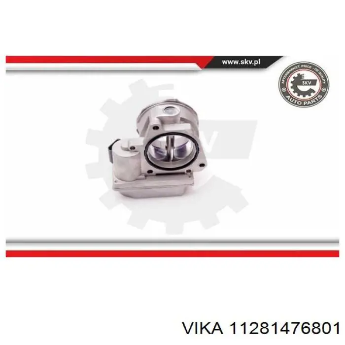 Compre 11281476801 Vika Válvula de borboleta montada