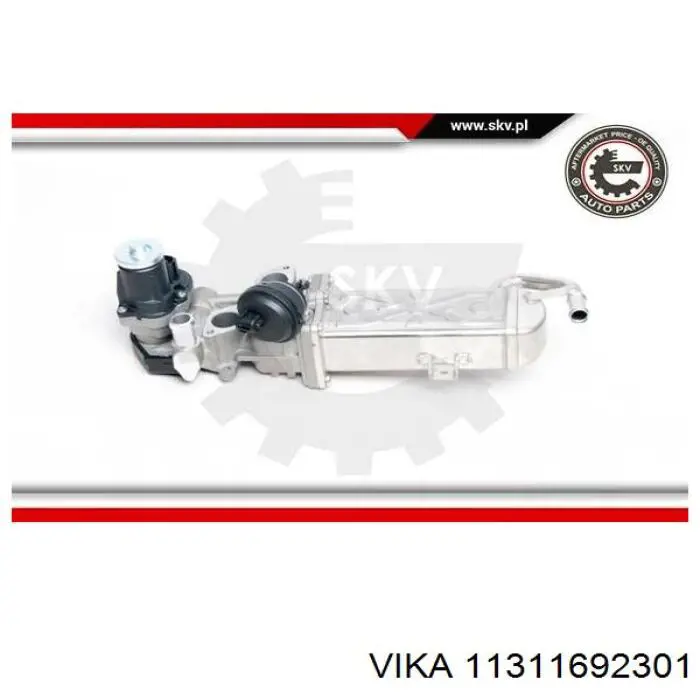 Radiador do sistema EGR de recirculação dos gases de escape Vika 11311692301 preço, a partir de 73,21 USD