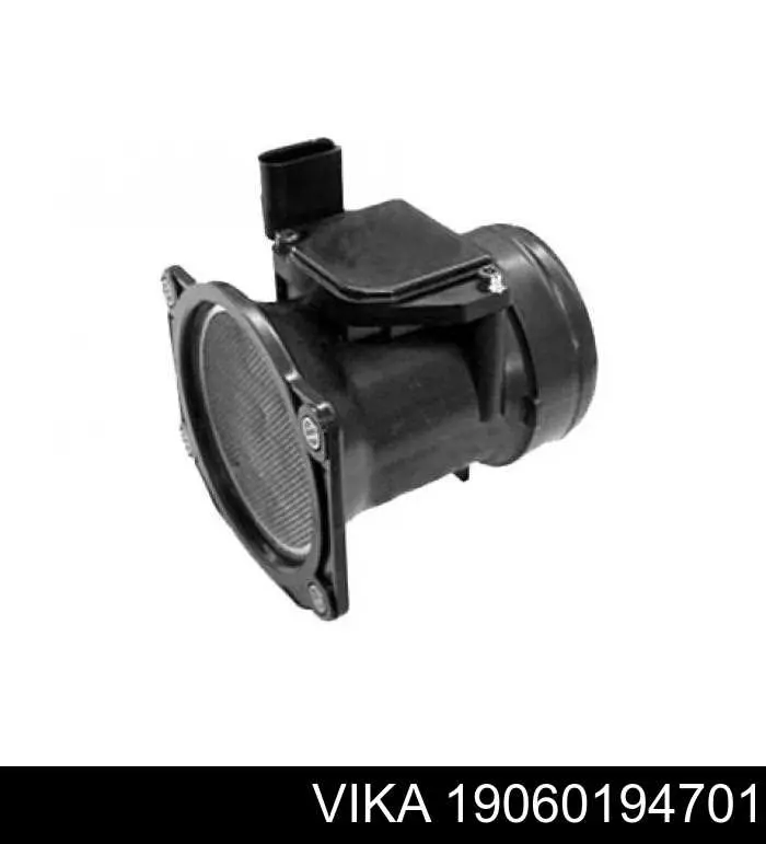 19060194701 Vika Sensor de fluxo (consumo) de ar, medidor de consumo M.A.F. - (Mass Airflow)