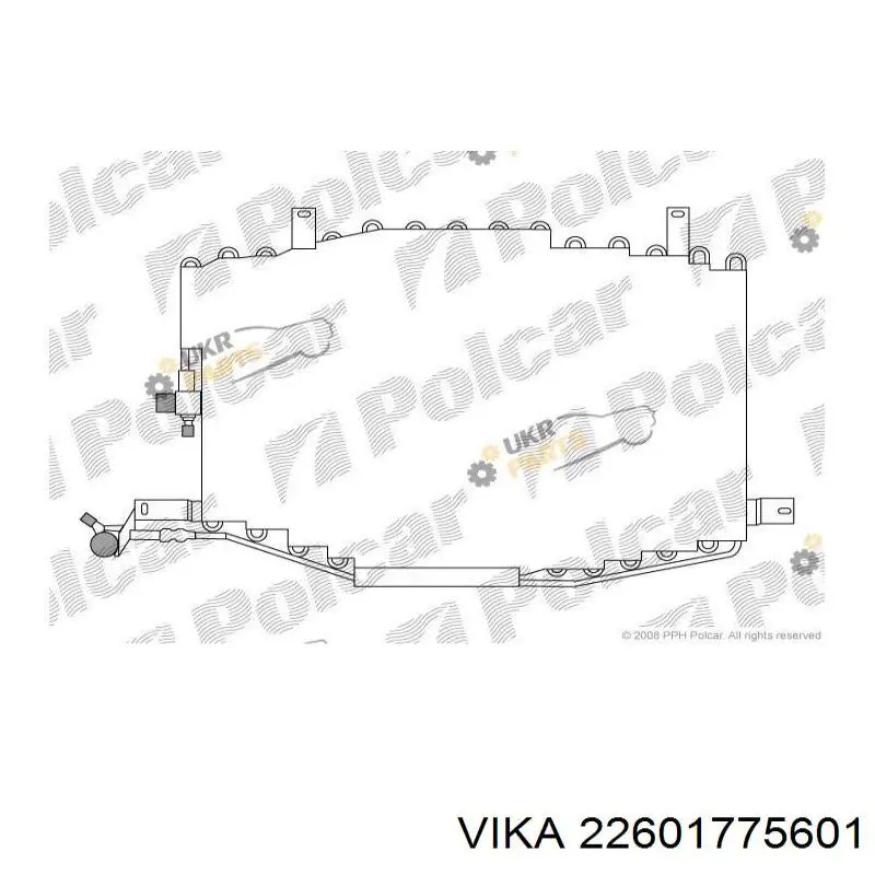 Compre 22601775601 Vika Radiador de aparelho de ar condicionado