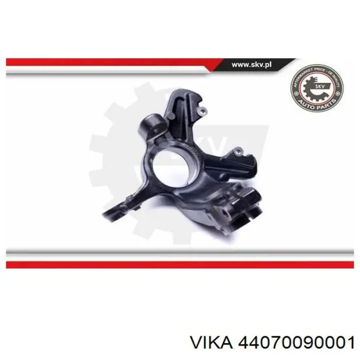 Pino moente (extremidade do eixo) dianteiro direito Vika 44070090001 preço, a partir de 68,44 USD