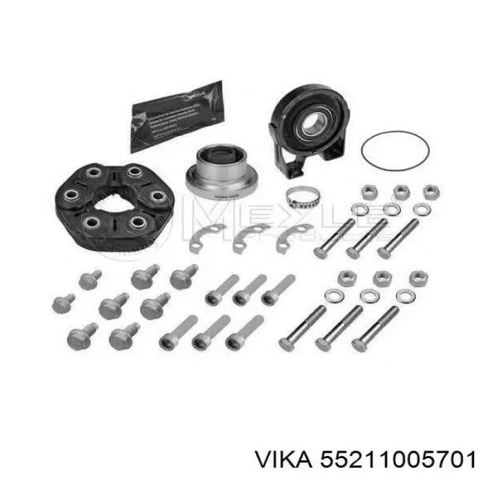 Compre 95542102025 VAG Junta universal traseira montada