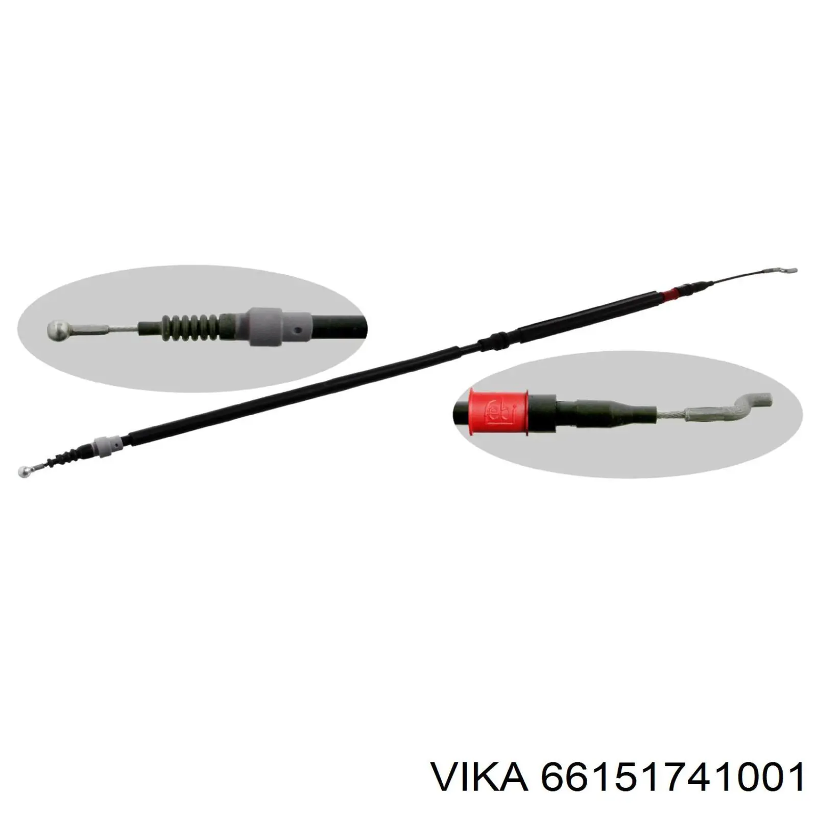 Suporte do freio traseiro esquerdo Vika 66151741001 preço, a partir de 71,03 USD