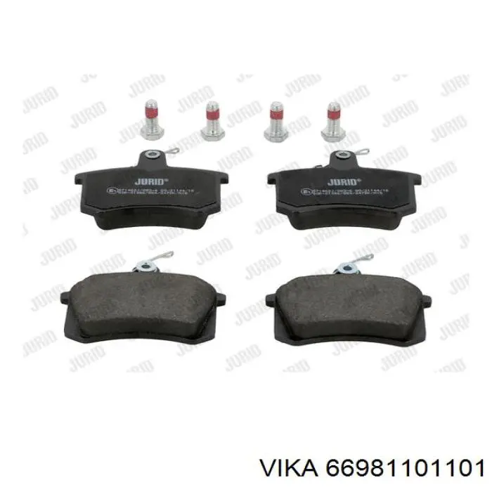 Sapatas do freio traseiras de disco RM1230 Goodrem