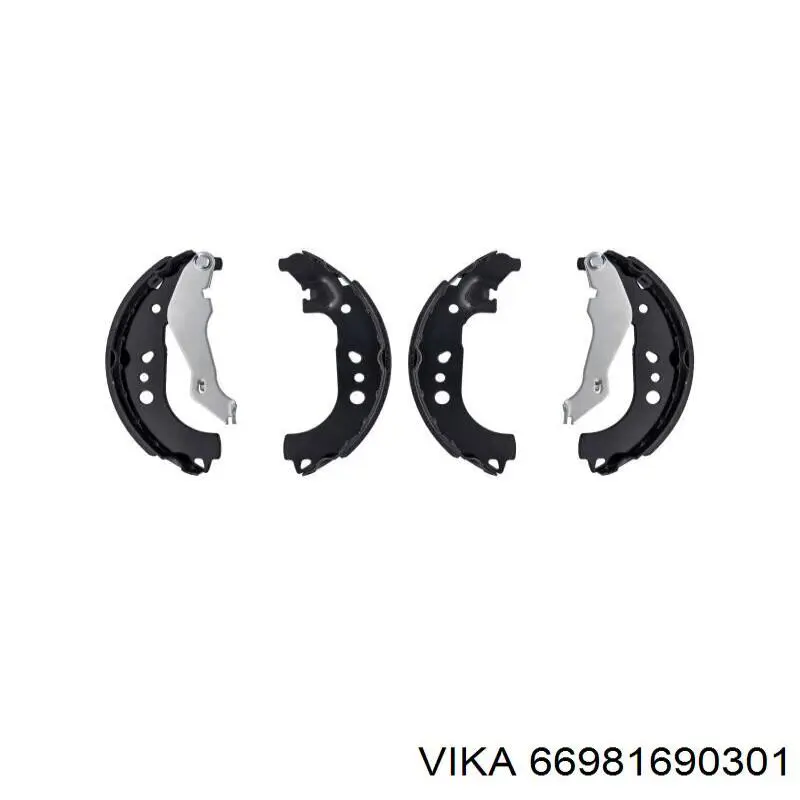 Compre 66981690301 Vika Sapatas do freio traseiras de tambor