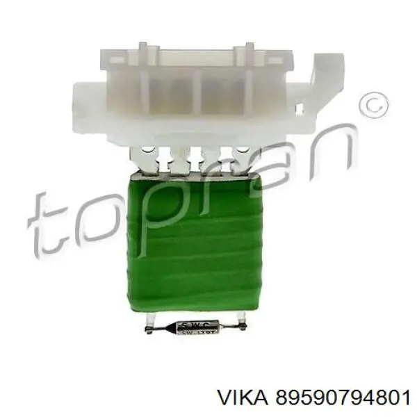 89590794801 Vika Resistor (resistência) de ventilador de forno (de aquecedor de salão)
