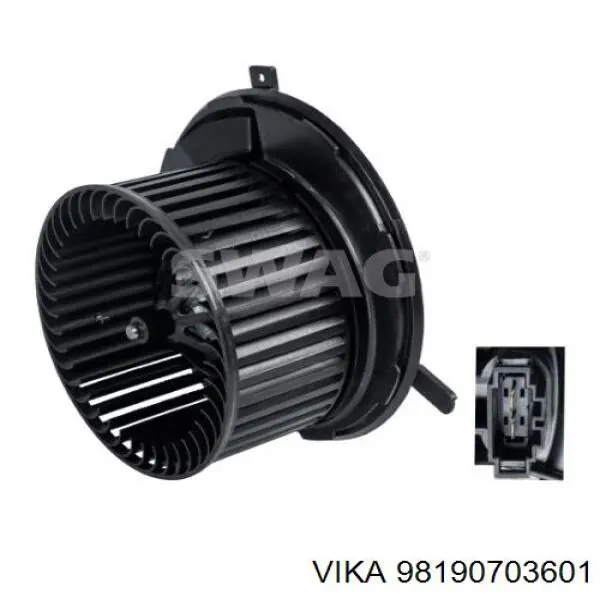 Compre 98190703601 Vika Motor de ventilador de forno (de aquecedor de salão)