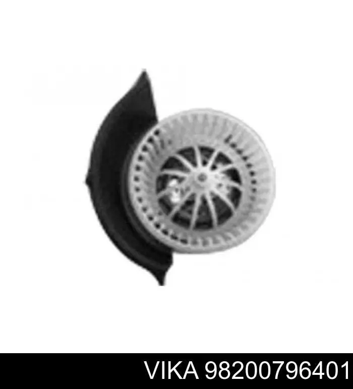 98200796401 Vika Motor de ventilador de forno (de aquecedor de salão)