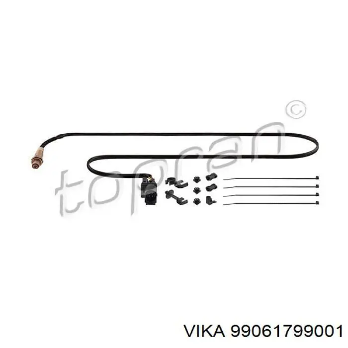 99061799001 Vika Sonda lambda, sensor de oxigênio até o catalisador