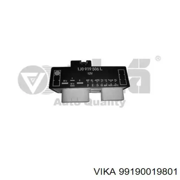 Regulador de revoluções de ventilador de esfriamento (unidade de controlo) Vika 99190019801 preço, a partir de 64,24 USD