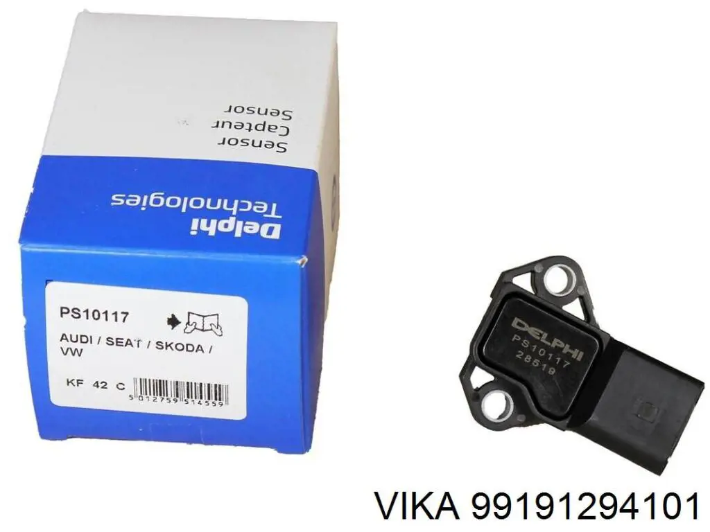 99191294101 Vika Sensor dianteiro lateral de sinalização de estacionamento (sensor de estacionamento)
