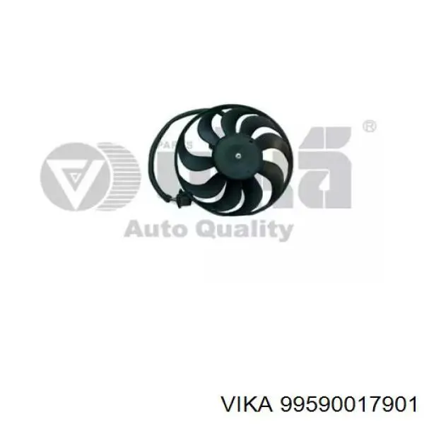 Compre 99590017901 Vika Ventilador elétrico de esfriamento montado (motor + roda de aletas) direito