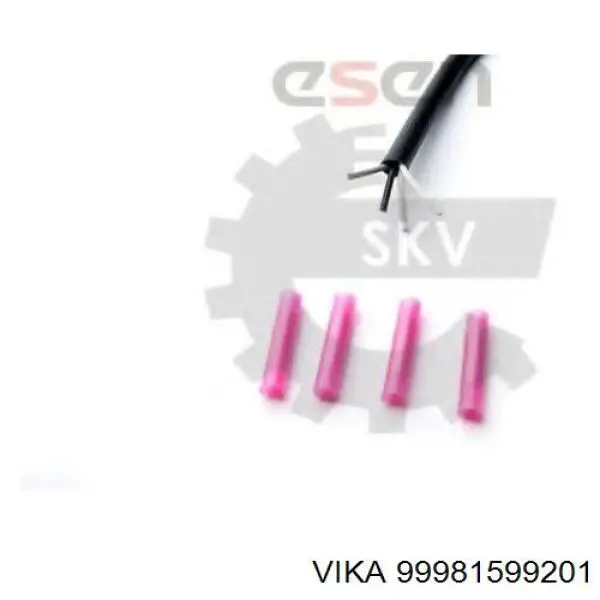 99981599201 Vika Sonda lambda, sensor de oxigênio até o catalisador