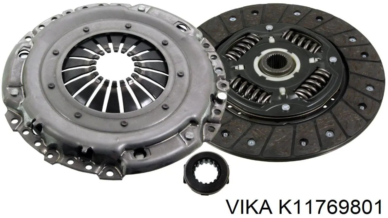 K11769801 Vika Kit de embraiagem (3 peças)