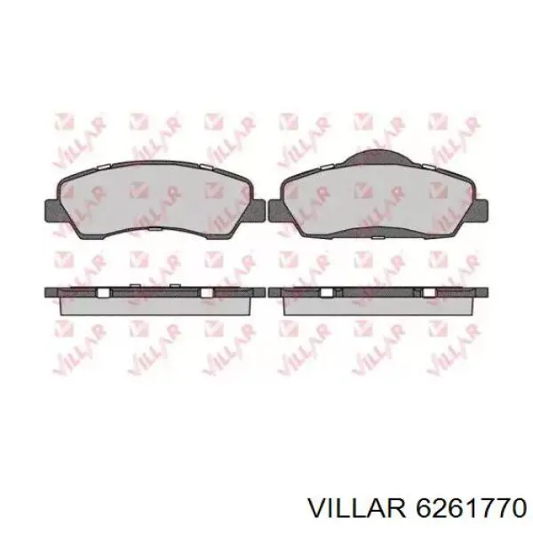 Sapatas do freio dianteiras de disco Peugeot/Citroen 1619790580 preço, a partir de 53,94 USD