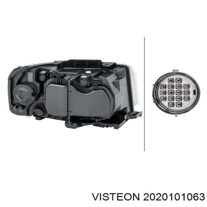 Luz esquerda 2020101063 Visteon