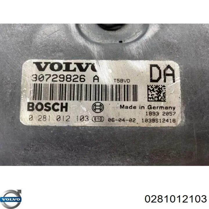 Compre 0281012103 Volvo Módulo de direção (Centralina eletrônica) de motor