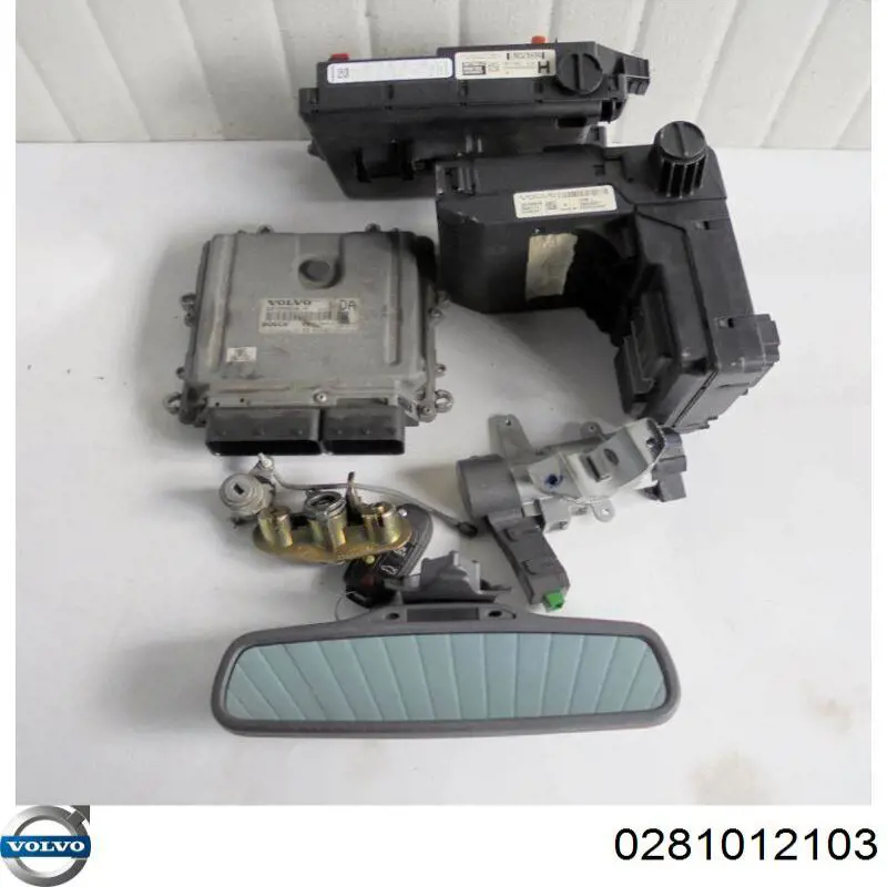 Módulo de direção (Centralina eletrônica) de motor 0281012103 Volvo