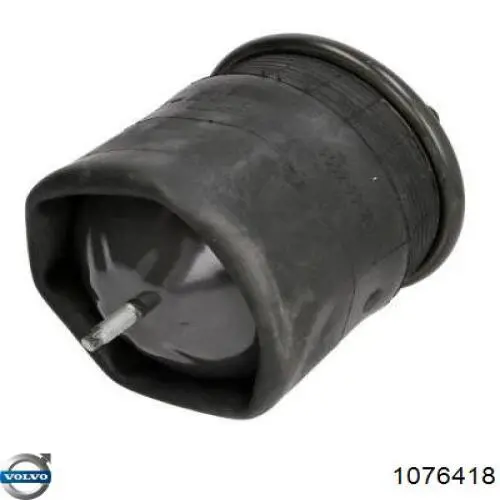 Coxim pneumático (suspensão de lâminas pneumática) do eixo 1076418 Volvo