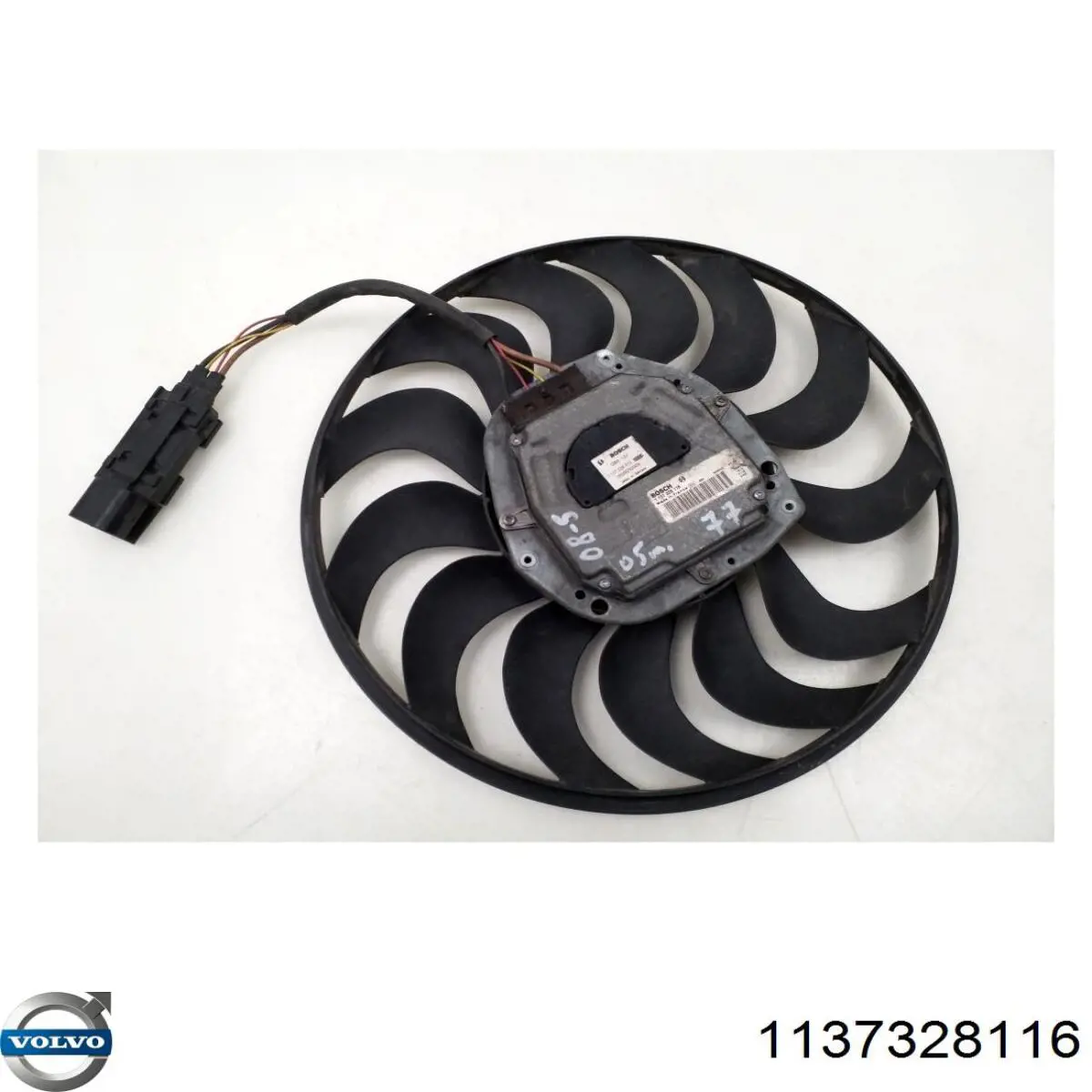 Ventilador elétrico de esfriamento montado (motor + roda de aletas) Volvo 1137328116 preço, a partir de 115,98 USD