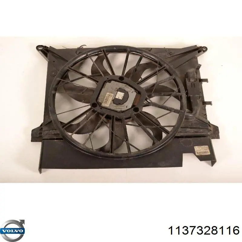 Compre 1137328116 Volvo Ventilador elétrico de esfriamento montado (motor + roda de aletas)