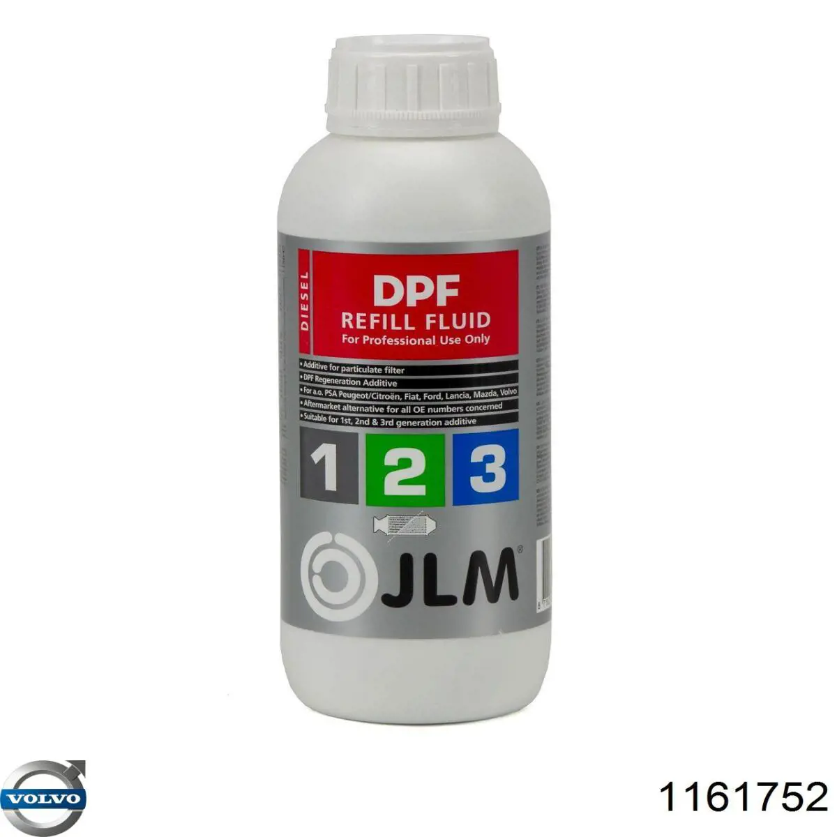 Fluido para a limpeza de filtros de fuligem Volvo 1161752