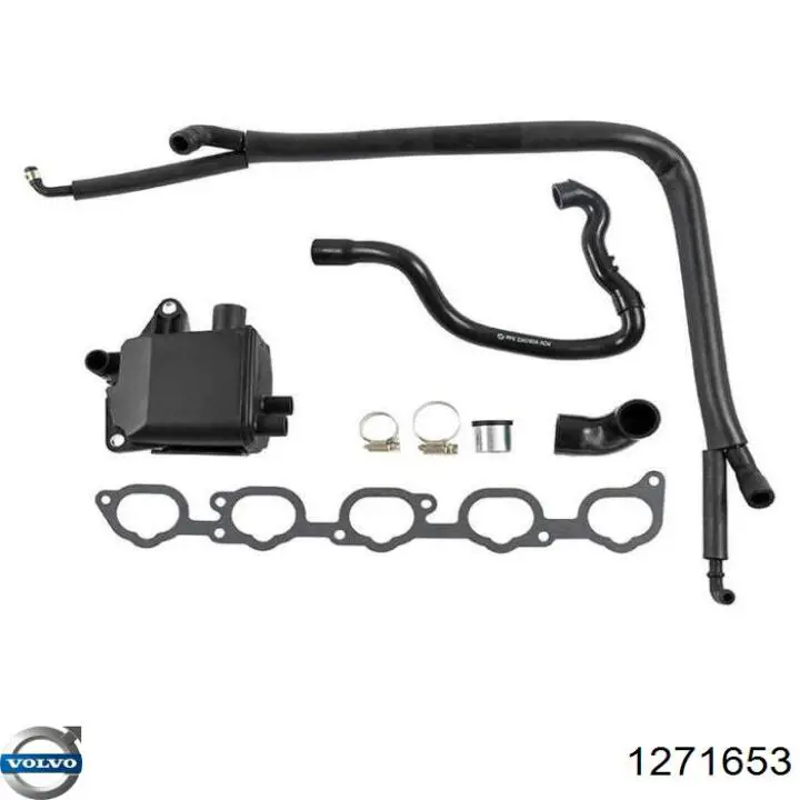 1271653 Volvo Cano derivado de ventilação de cárter (de separador de óleo)