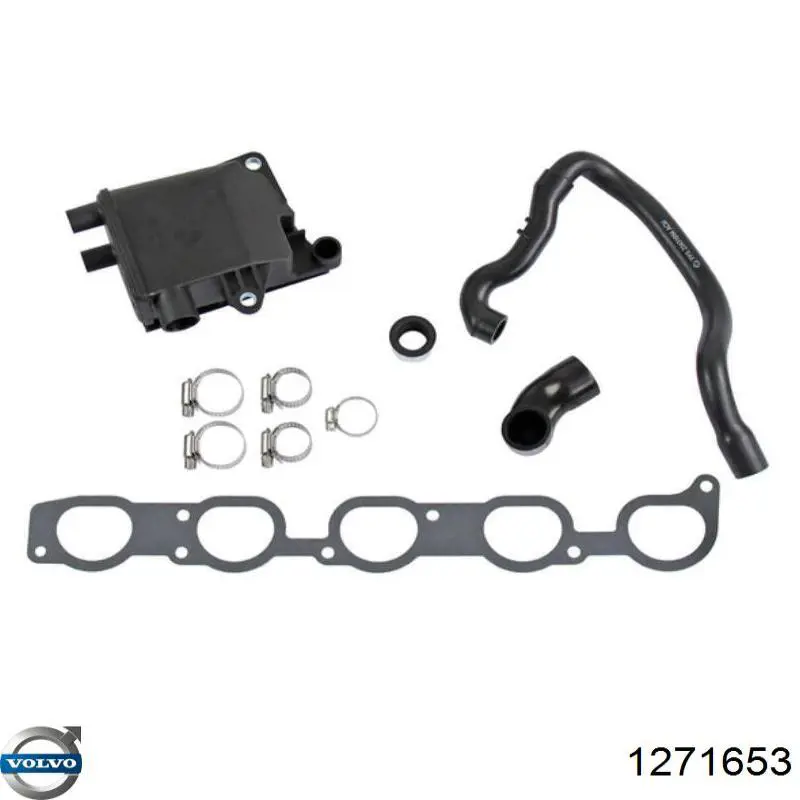 Cano derivado de ventilação de cárter (de separador de óleo) Volvo 1271653 preço, a partir de 7,45 USD