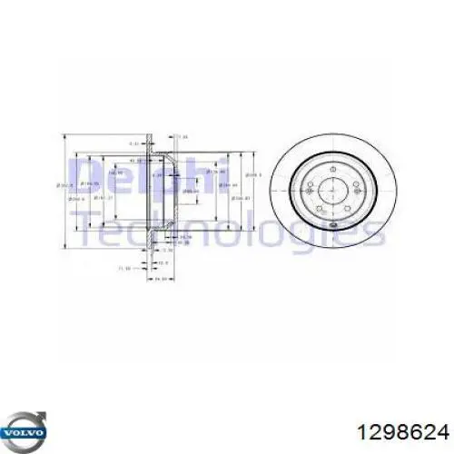 Compensador hidrâulico (empurrador hidrâulico), empurrador de válvulas Volvo 1298624 preço, a partir de  