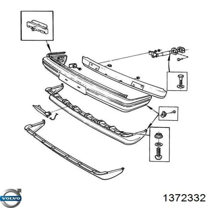 1372332 Volvo Tubo (mangueira) de derivação de óleo de turbina
