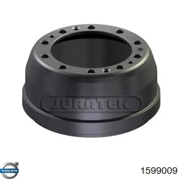 Tambor do freio dianteiro 1599009 Volvo