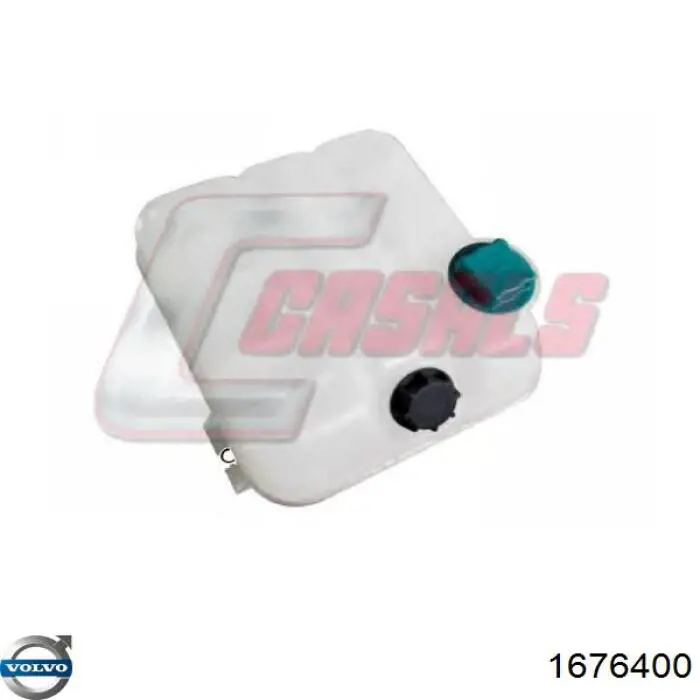 Tanque de expansão do sistema de esfriamento Volvo 1676400 preço, a partir de 78,87 USD