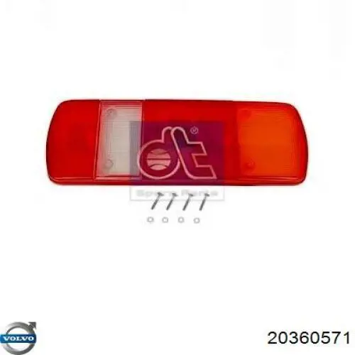 A0025447390 Mercedes Vidro da luz traseira