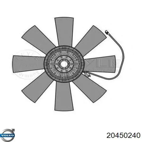 Compre 20450240 Volvo Acoplamento viscoso de ventilador de esfriamento