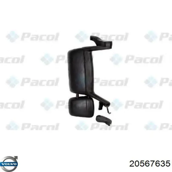20567635 Volvo Espelho de retrovisão direito