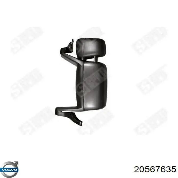 Espelho de retrovisão direito ZL0151020GHP Starline