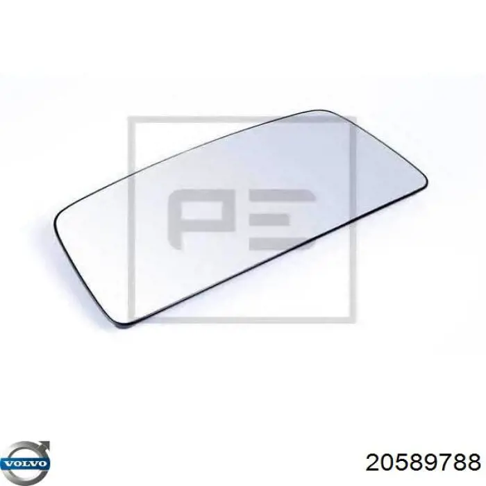 Compre 20589788 Volvo Elemento espelhado do espelho de retrovisão